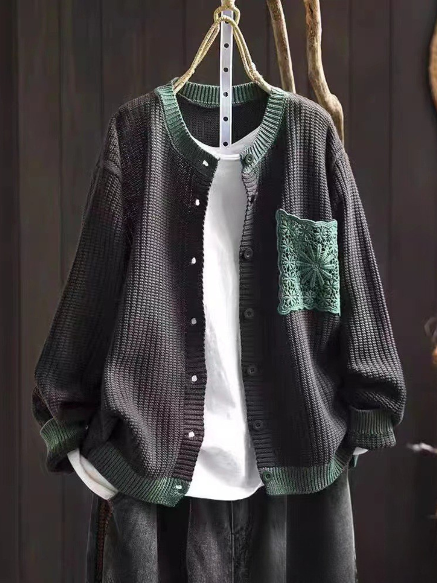 Hildrun | Damen Relaxed Fit Strickjacke