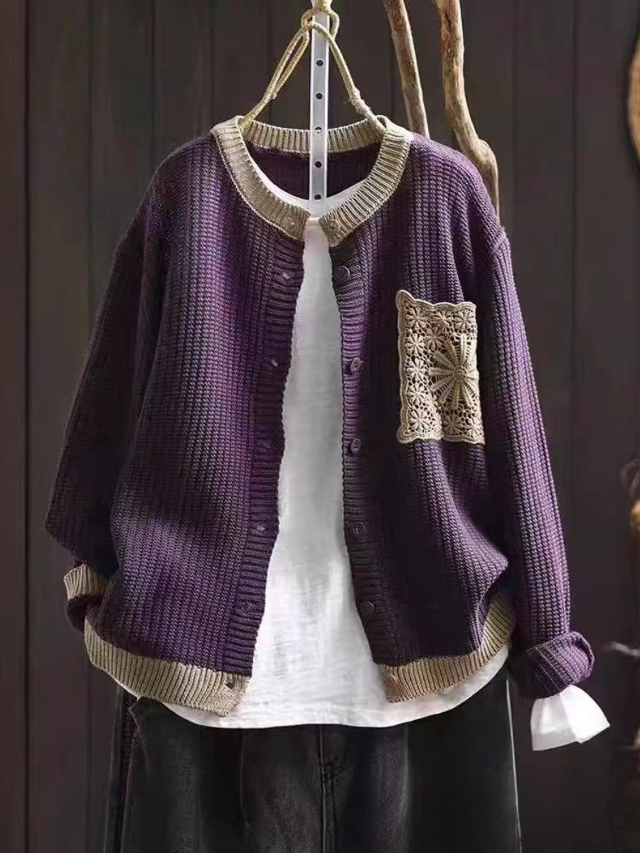Hildrun | Damen Relaxed Fit Strickjacke