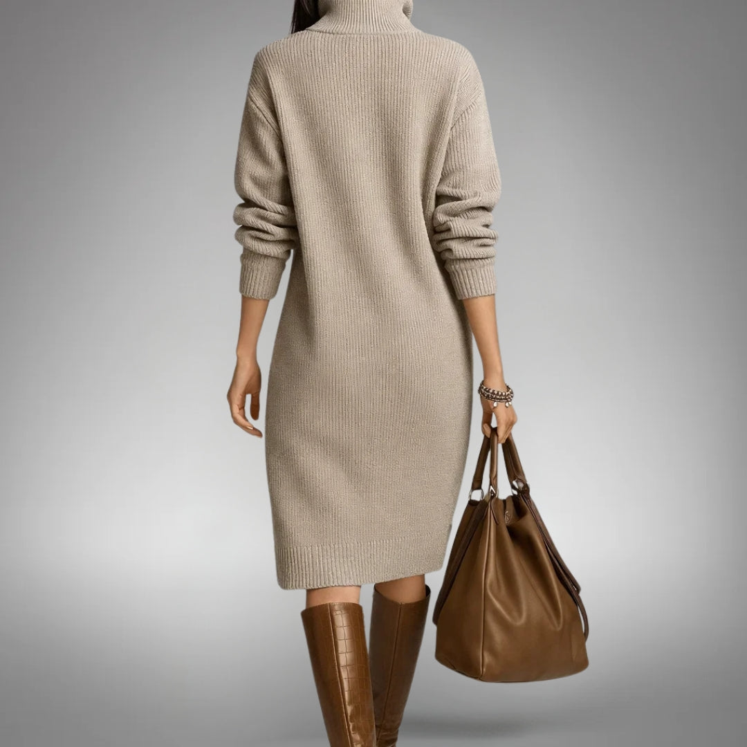 Ilmara | Oversized Midi Knit Dress for Women