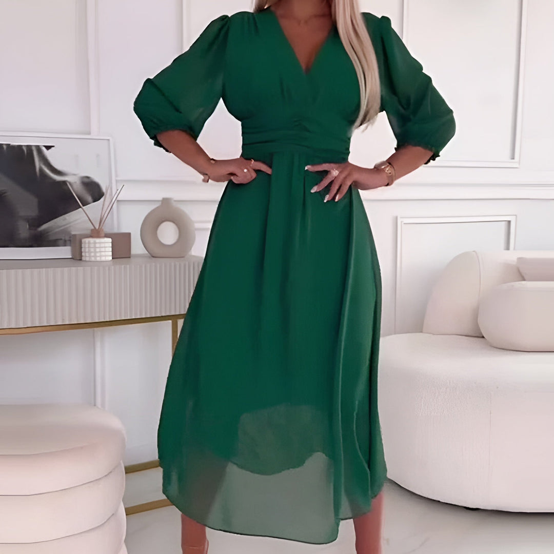 Sterre - Elegante Wikkelkleid