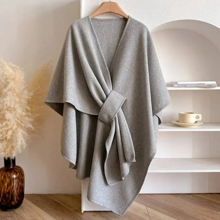 Reinhilde - Langer Poncho Schal