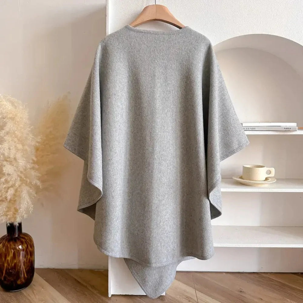 Reinhilde - Langer Poncho Schal