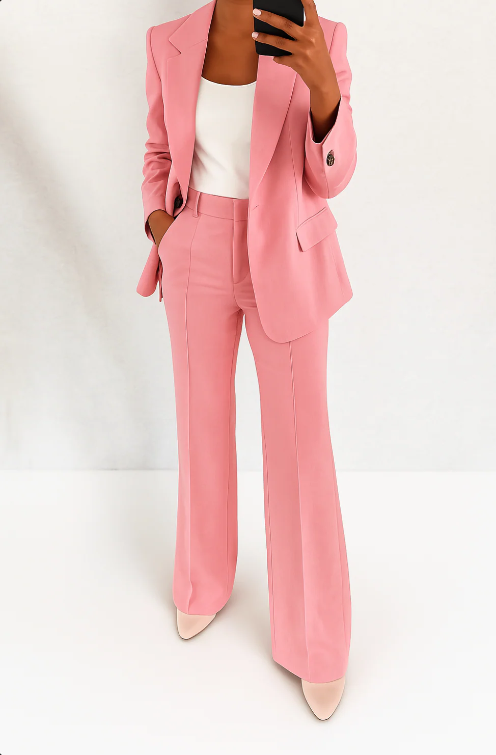 Damen Elegantes Blazer- und Hosenanzug-Set für stilvolle Anlässe