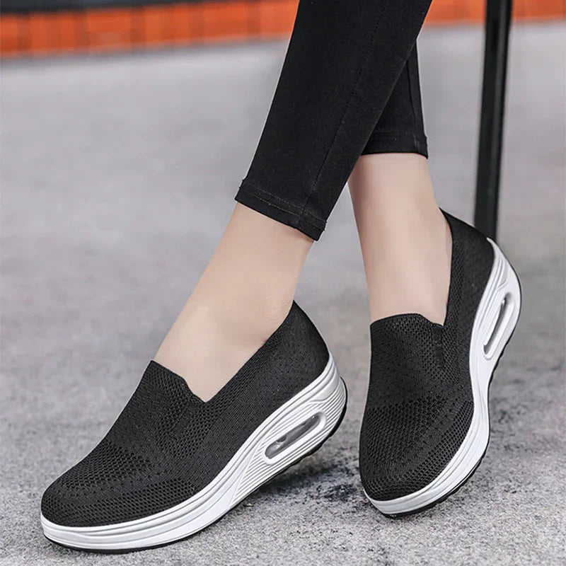Trixie - Plateau-Sneaker aus Mesh