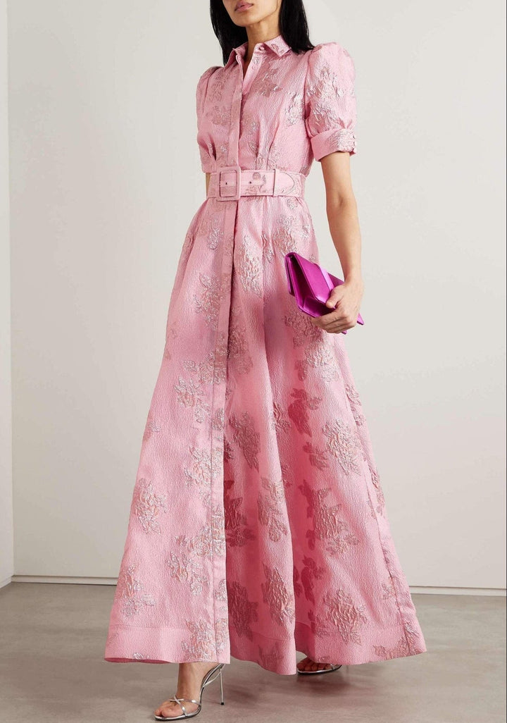 Lotte - Tailliertes Elegantes Blumenkleid