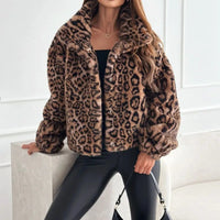 Leona - Luxus Leopardmantel