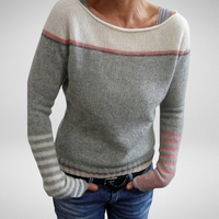 Merla | Damen Pullover mit Streifenmuster