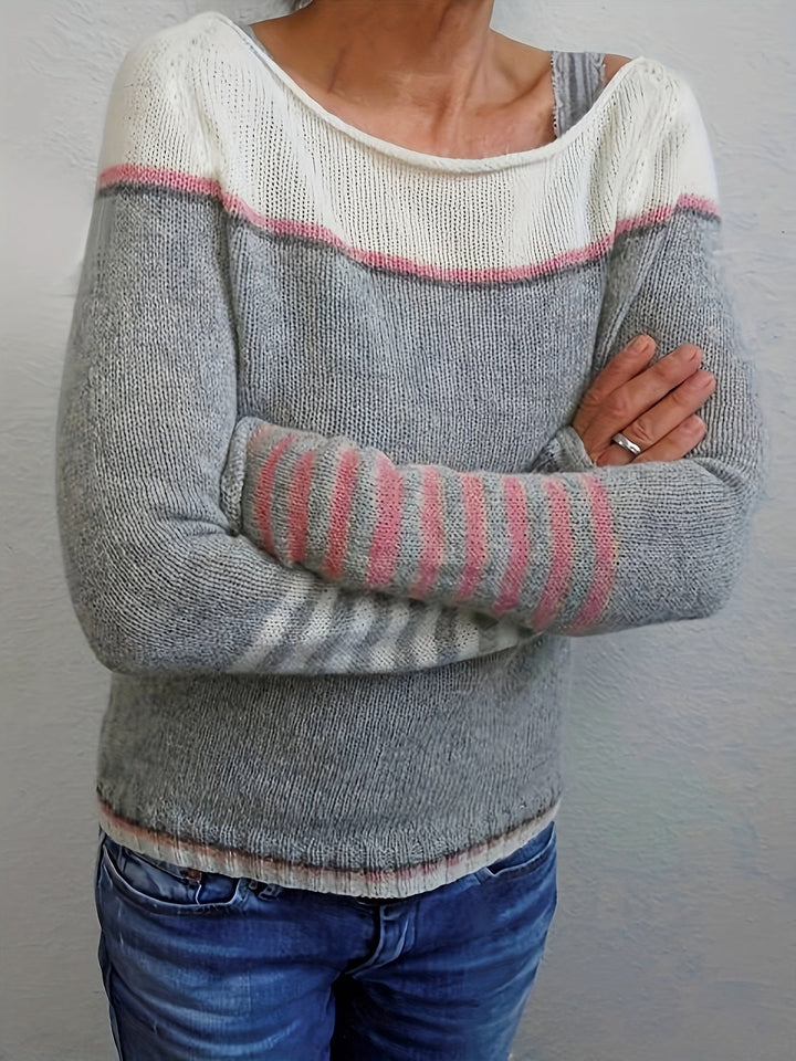 Merla | Damen Pullover mit Streifenmuster