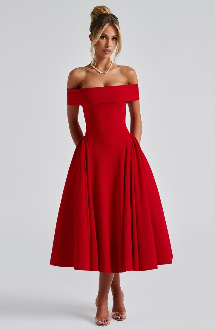 Nyx - Mühelos elegantes Midikleid