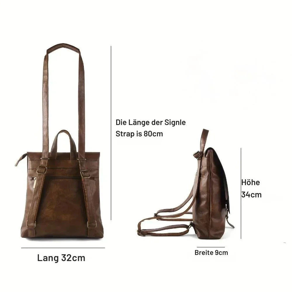 Ermelinde - Retro Multifunktionaler Rucksack