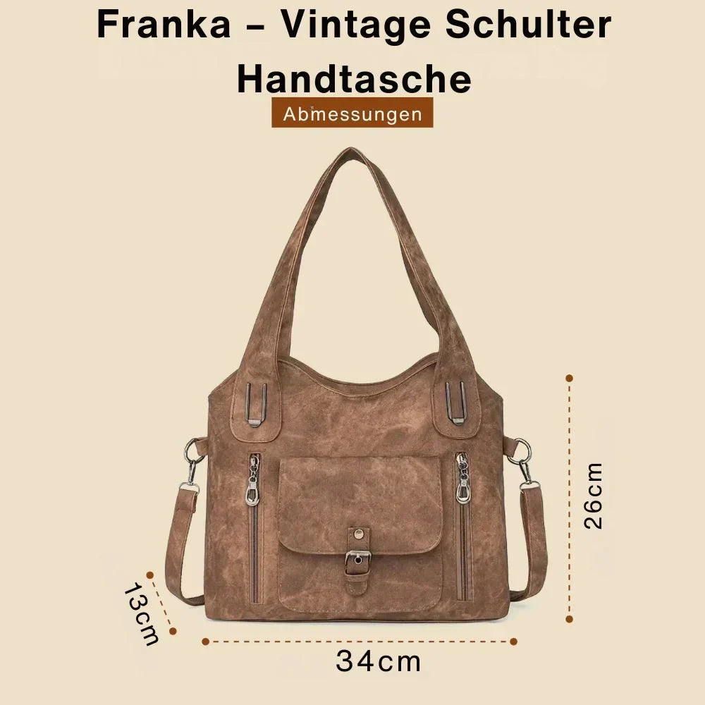 Franka - Vintage Schulter Handtasche