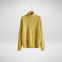 Ragna | Damen Rollkragenpullover mit Rautenmuster