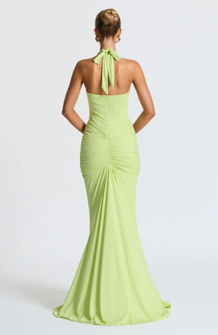 Graces - Drapiertes Jersey-Maxikleid