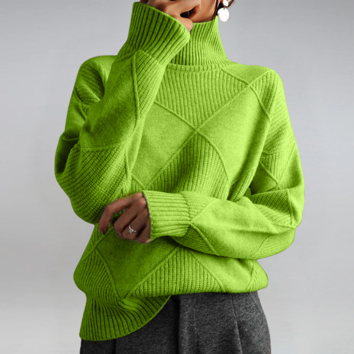 Sigara | Damen Strickpullover mit Rollkragen