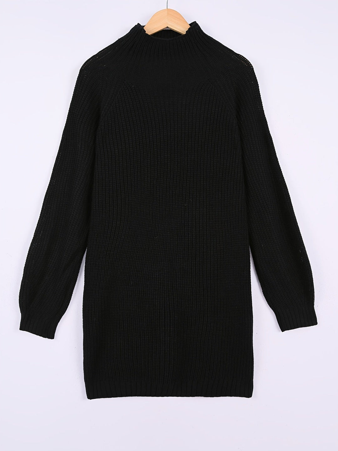 Solvind | Oversized Damen Strickkleid im Rippstrick-Design