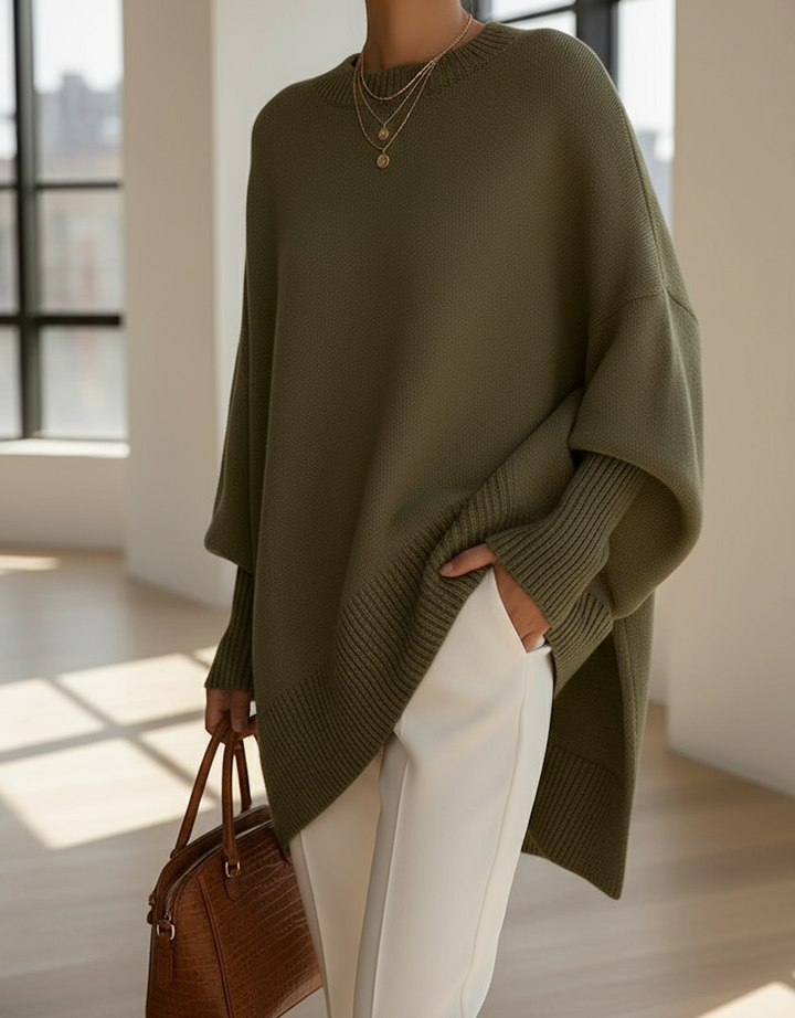 Svanhilde | Damen Großer Strickpullover