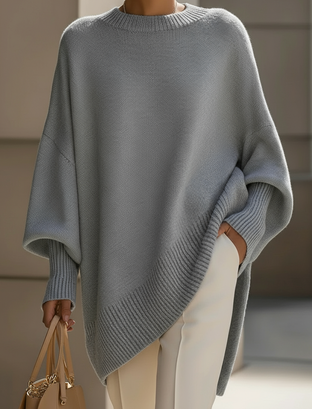 Svanhilde | Damen Großer Strickpullover