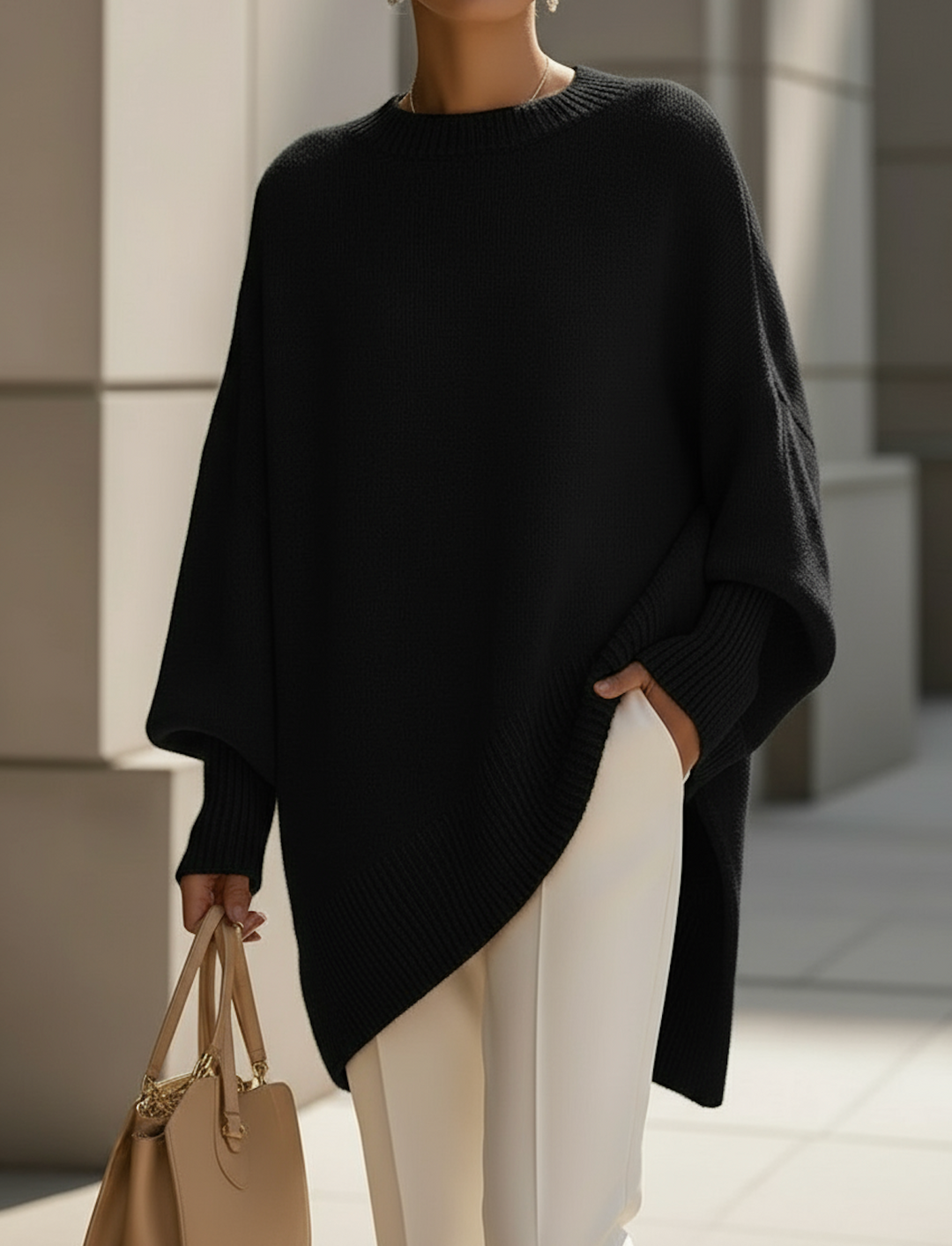 Svanhilde | Damen Großer Strickpullover