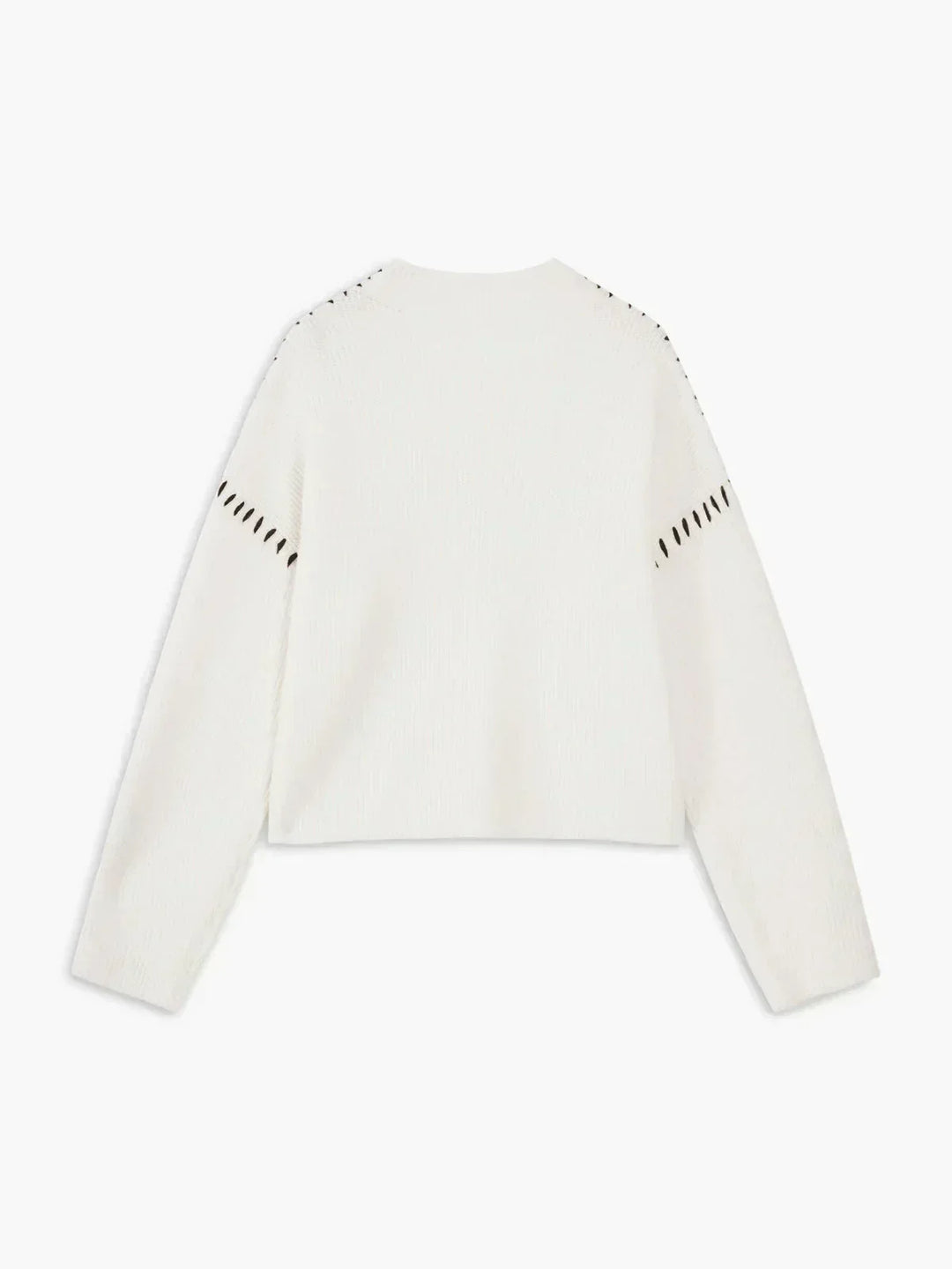 Thordea | Damen Oversized Strickpullover in Schwarz
