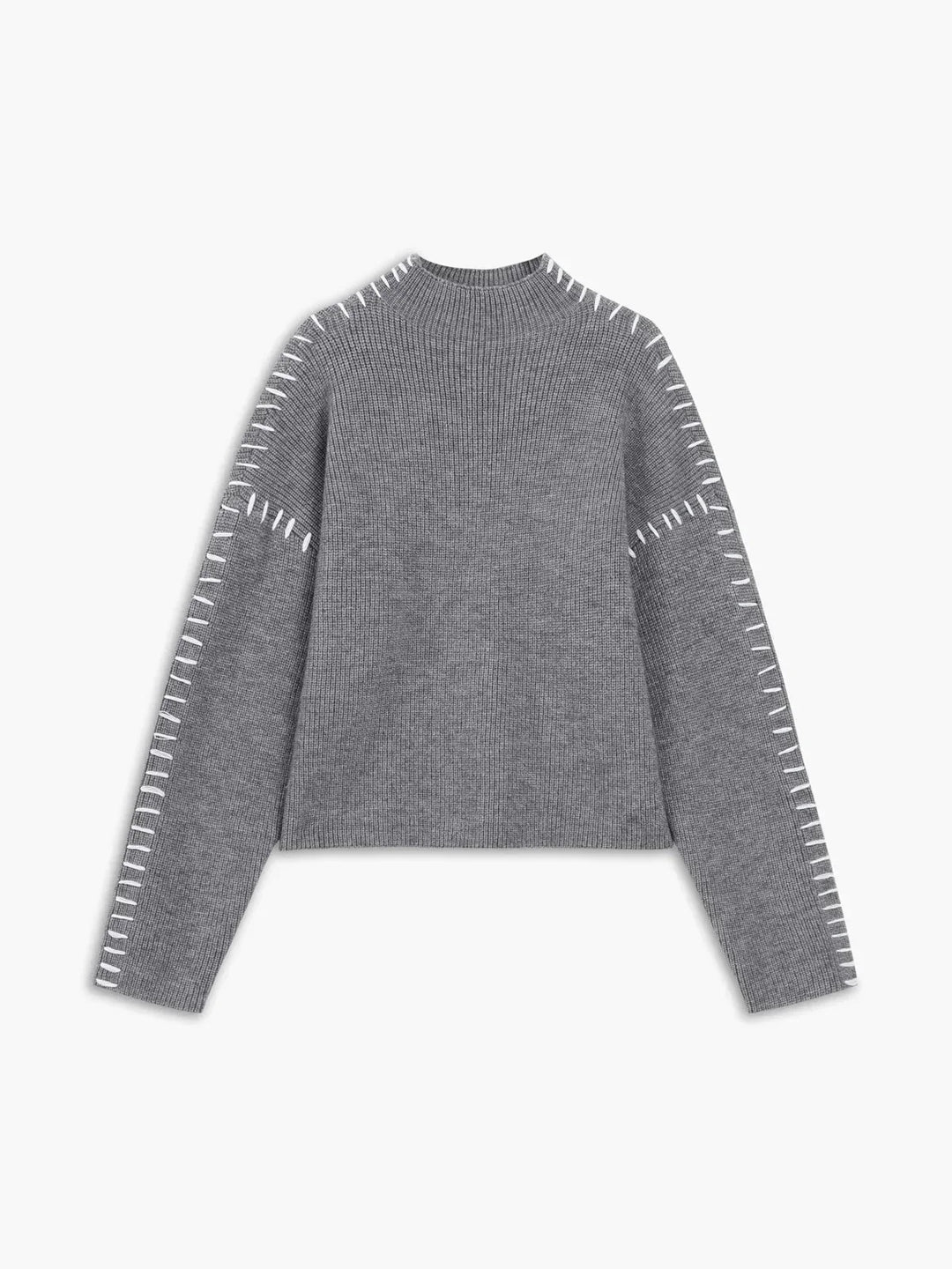 Thordea | Damen Oversized Strickpullover in Schwarz