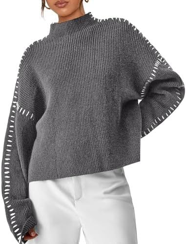 Thordea | Damen Oversized Strickpullover in Schwarz