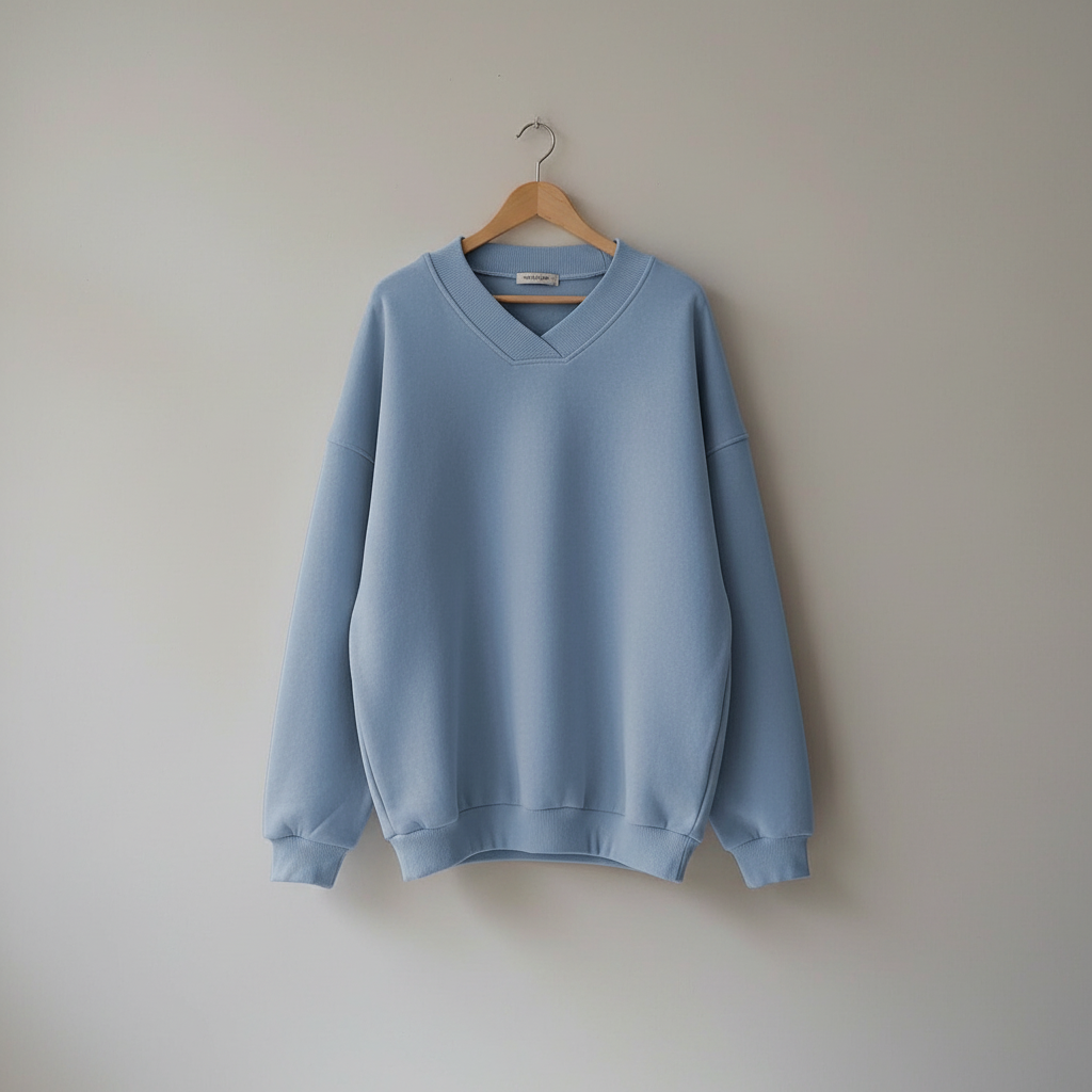 Thordine | Damen V-Ausschnitt Oversized Pullover