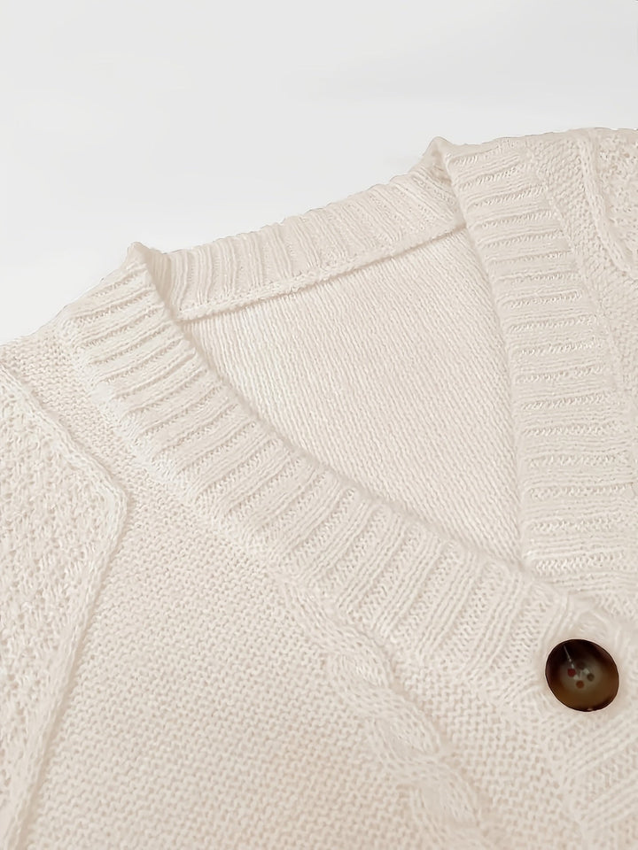 Walbeke | Damen Cardigan mit Zopfmuster