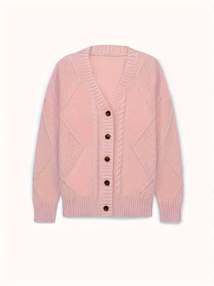 Walbeke | Damen Cardigan mit Zopfmuster