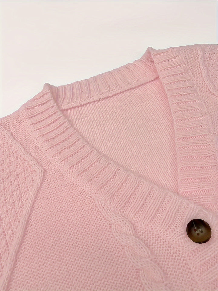 Walbeke | Damen Cardigan mit Zopfmuster