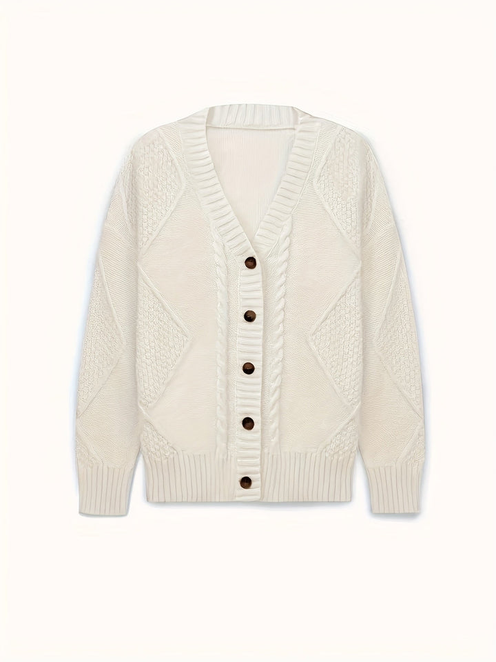 Walbeke | Damen Cardigan mit Zopfmuster