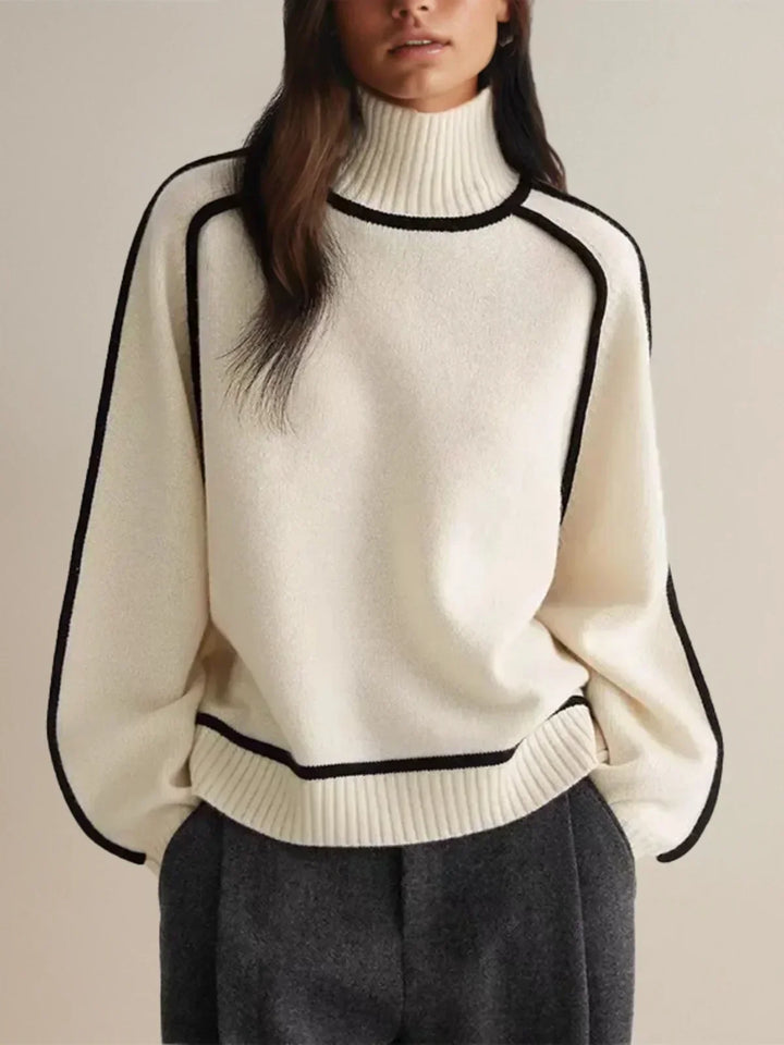 Walpurga | Damen Strickpullover mit Rollkragen