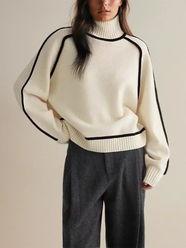 Walpurga | Damen Strickpullover mit Rollkragen