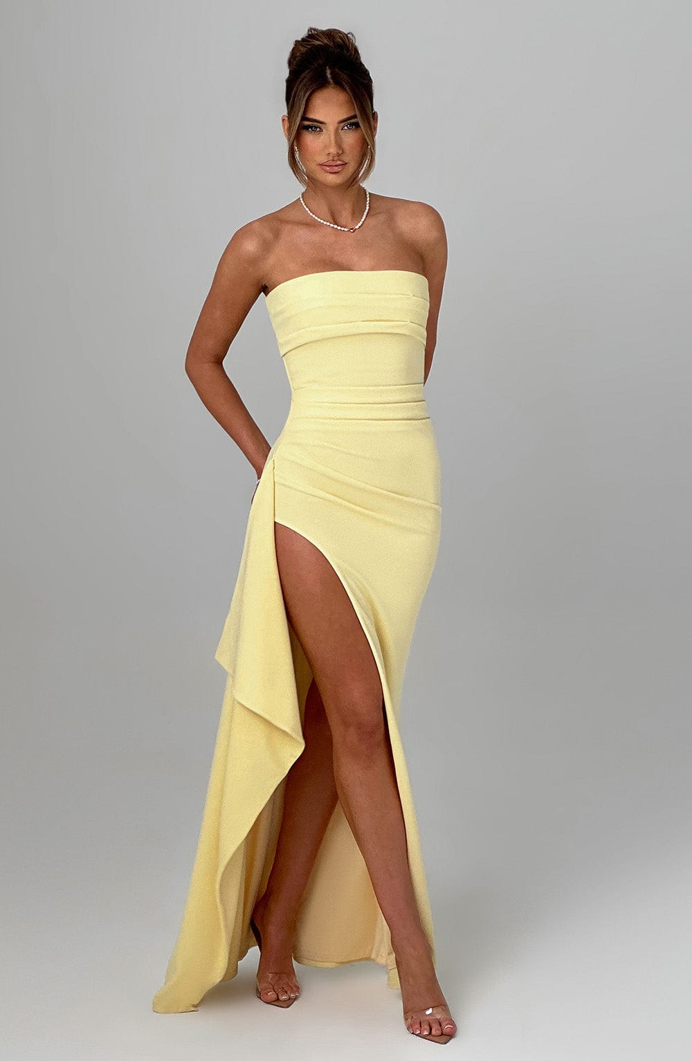 Bia - Maxikleid – Zitrone